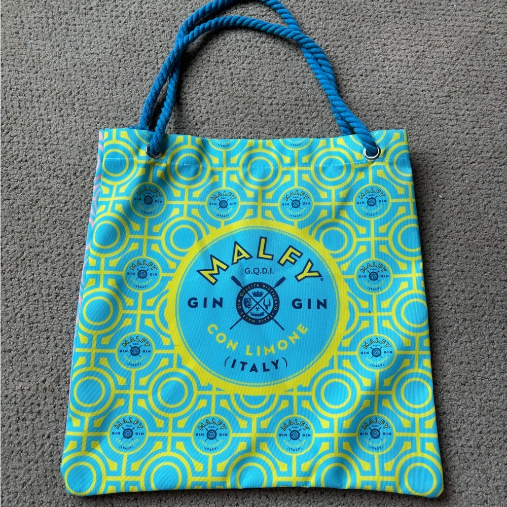 Blue and Yellow Tote Bag